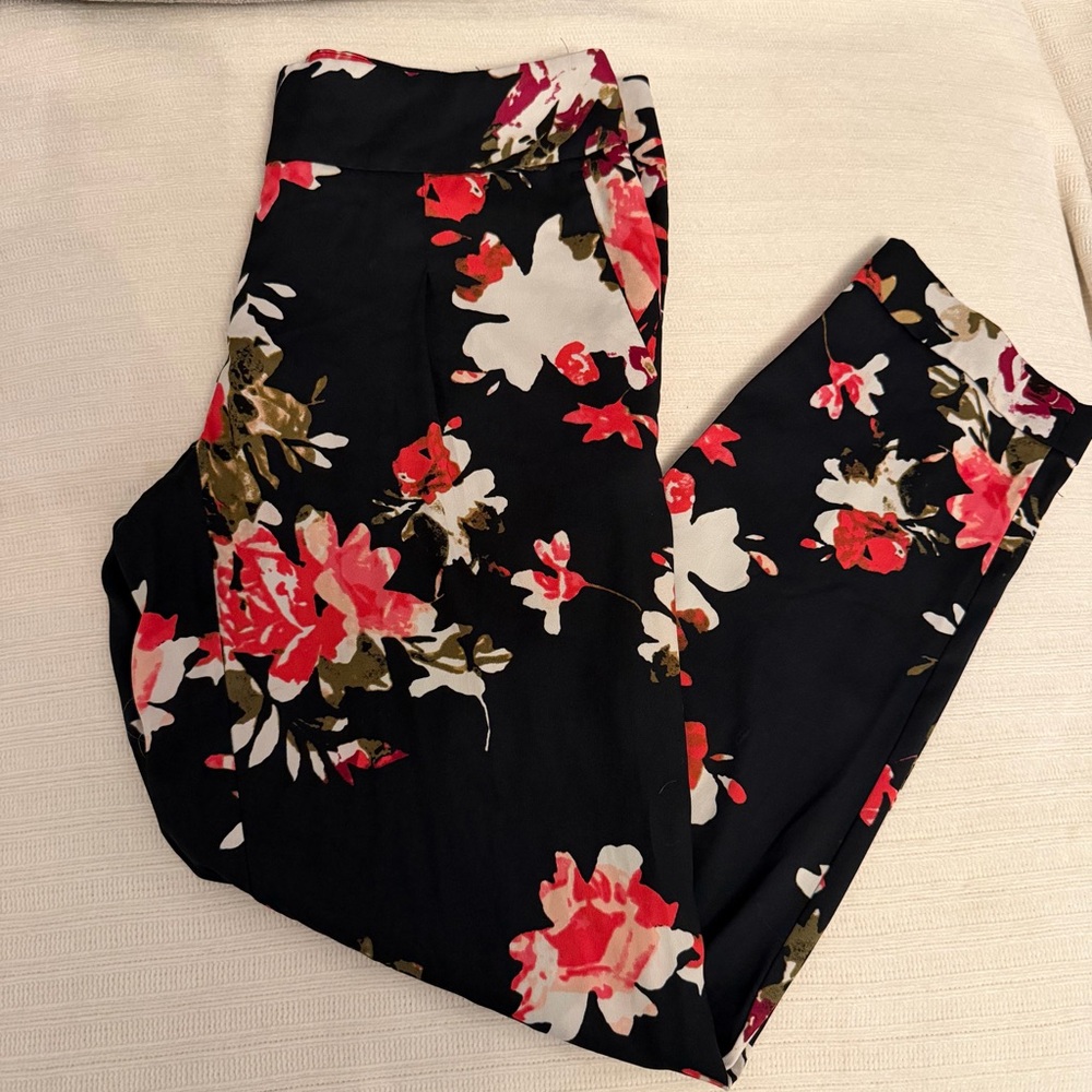 Floral Print Pants